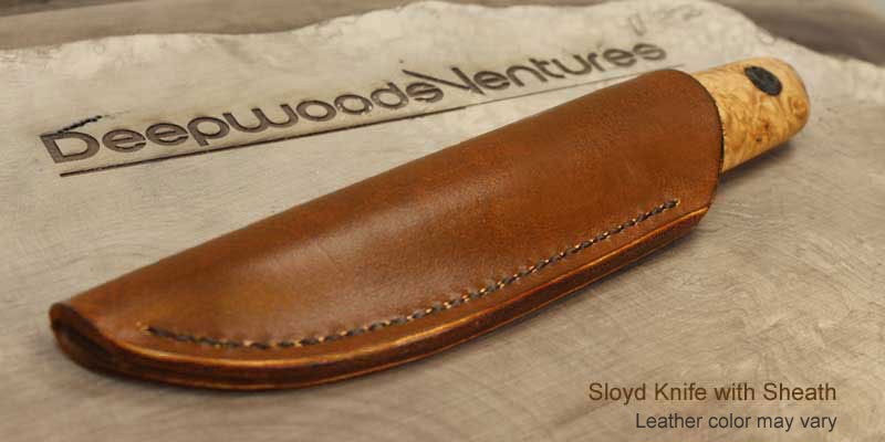 Premium Leather Knife Sheath for Hunting & Outdoor - Durable & Handmade SLOYD Knife Cover for Camping, Hiking & Bushcraft