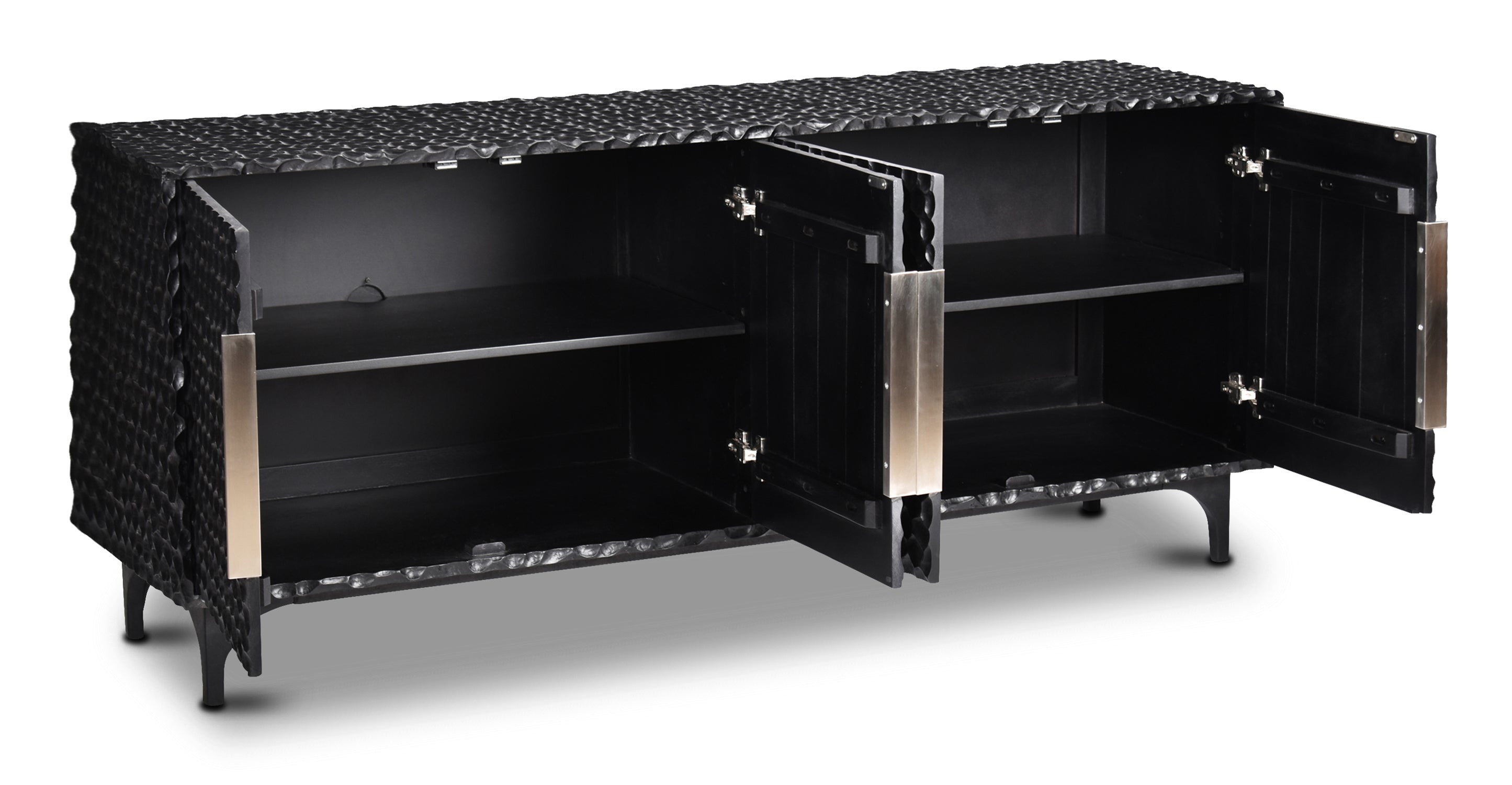 Modern Chennai Sideboard - Stylish Wooden Buffet Cabinet for Dining Room, Living Room & Entryway Storage | Elegant Home Decor Furniture