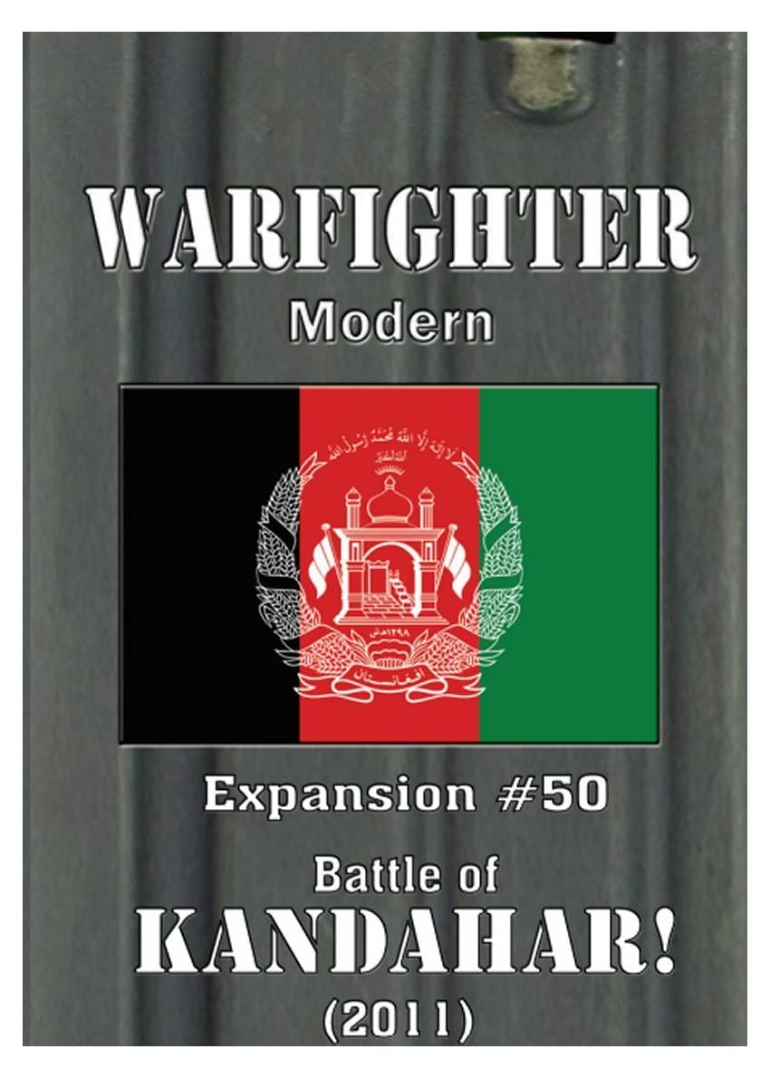 DVG Warfighter Modern Board Game Expansion #50 - Kandahar Card Deck for Tactical Military Strategy | Enhance Gameplay for Warfighter Modern Fans