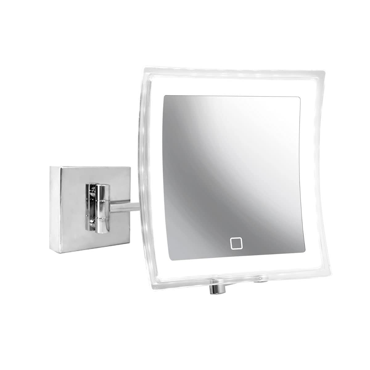 Modern Rectangular LED Bathroom Mirror 8-5/16