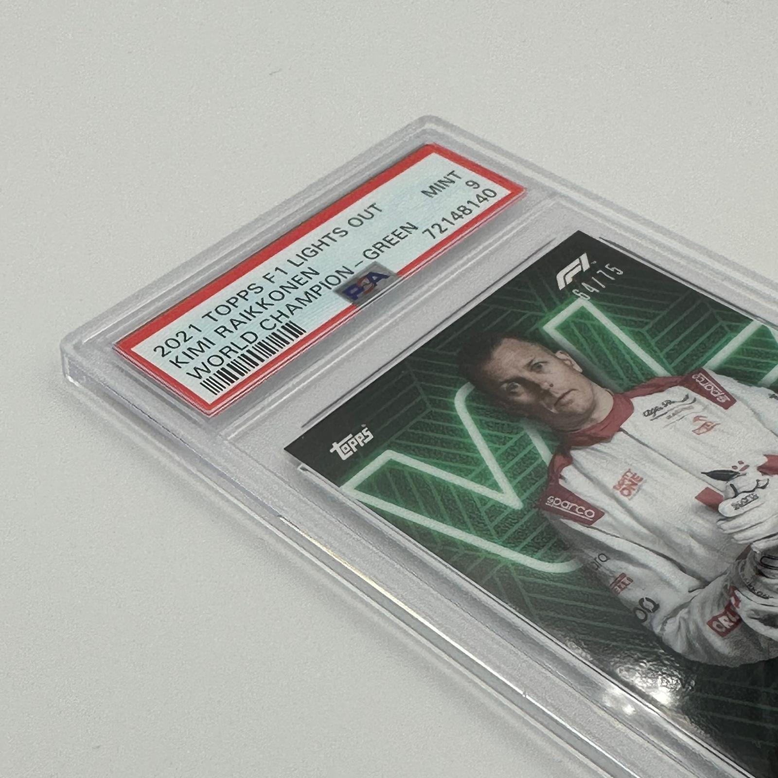 PSA 9 2007 Kimi Raikkonen Formula 1 World Champion Trading Card - 64/75 Limited Edition - Perfect for F1 Memorabilia Collectors & Motorsport Fans