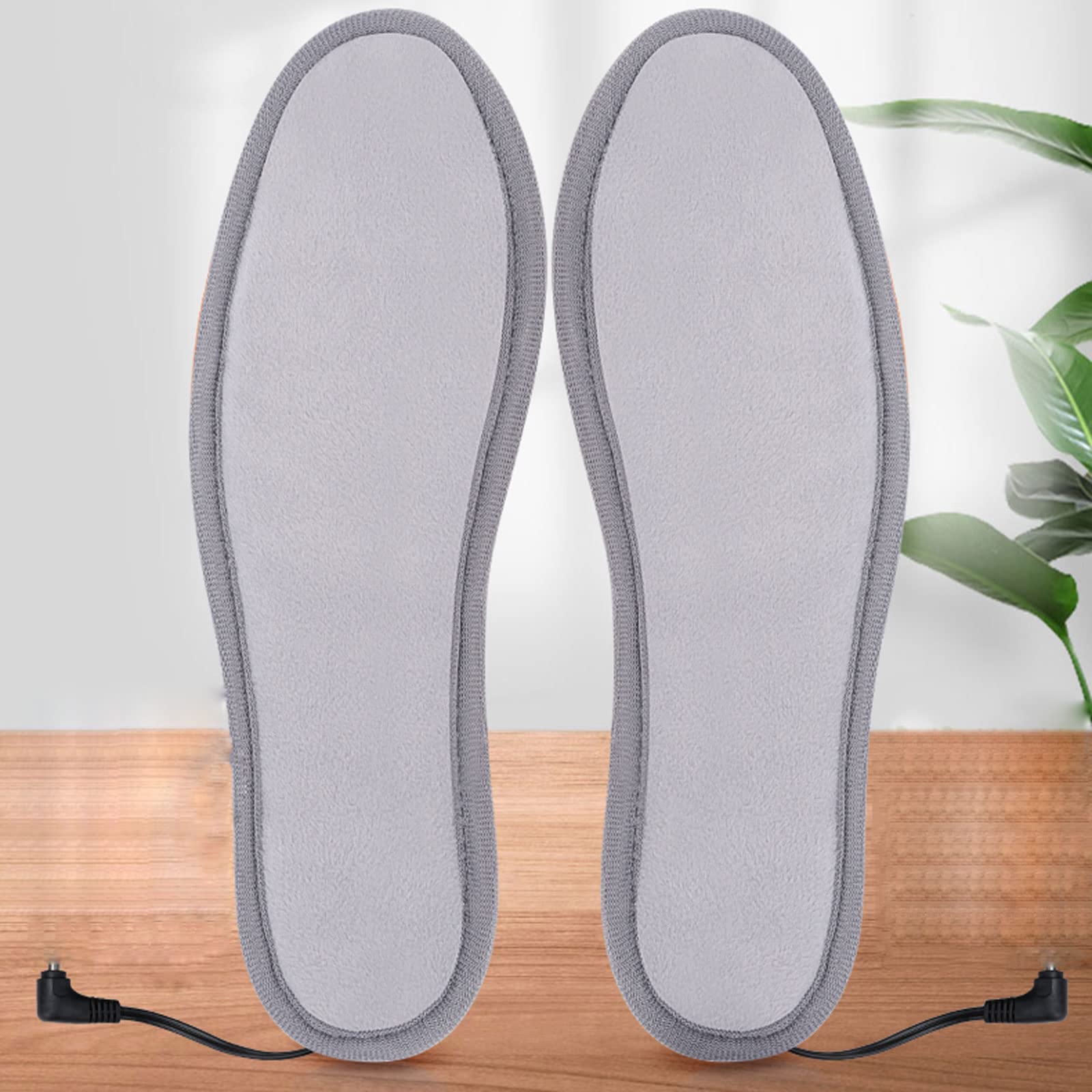 USB Rechargeable Heated Insoles for Men & Women - Electric Thermal Foot Warmers with Waterproof & Washable Design - Perfect for Winter Hiking, Skiing, and Outdoor Activities (3 Pairs, Cuttable)