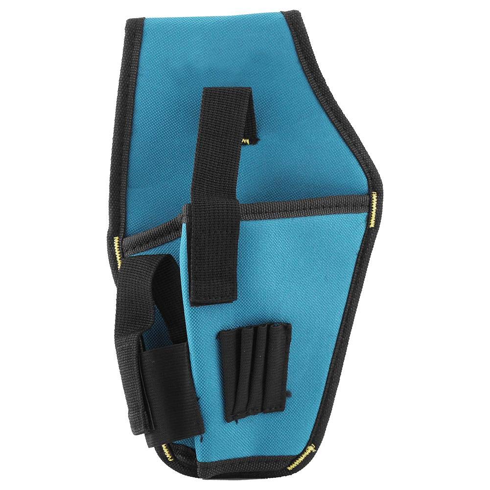 **Heavy Duty Drill Holster Pouch for Cordless T-Drills - Waist Tool Storage Bag with Multiple Pockets & Loops - Perfect for Construction, DIY & Electricians**