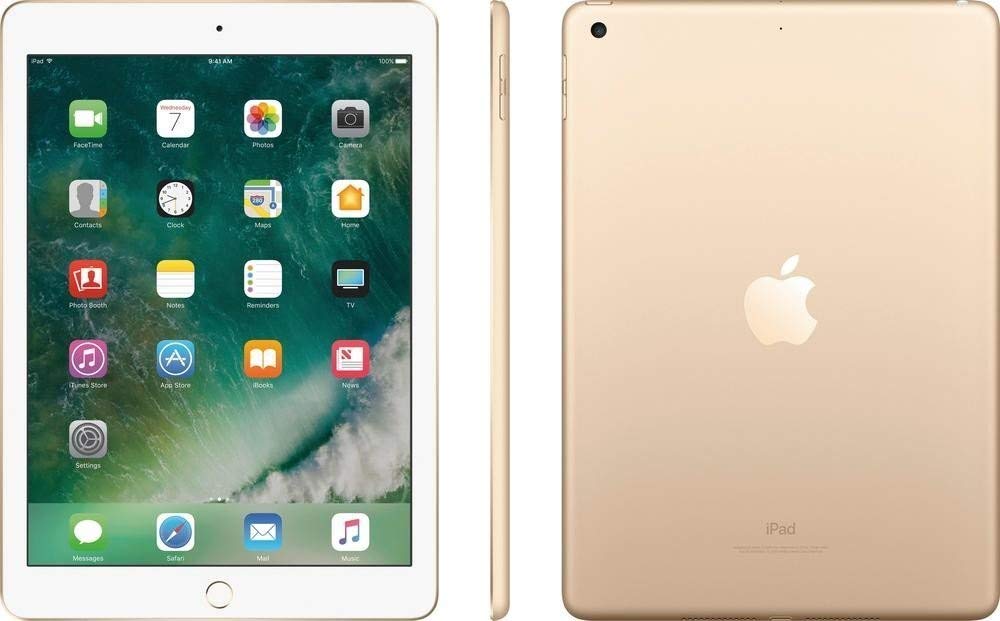 Refurbished Apple iPad 5th Generation 9.7-inch 32GB Wi-Fi Gold - Perfect for Students, Home Office & Entertainment