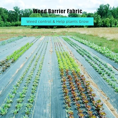 GARVEE 3.2oz 6ft x 300ft Heavy Duty Weed Barrier Landscape Fabric - Premium Garden Weed Control Fabric for Flower Beds, Vegetable Gardens & Landscaping Projects