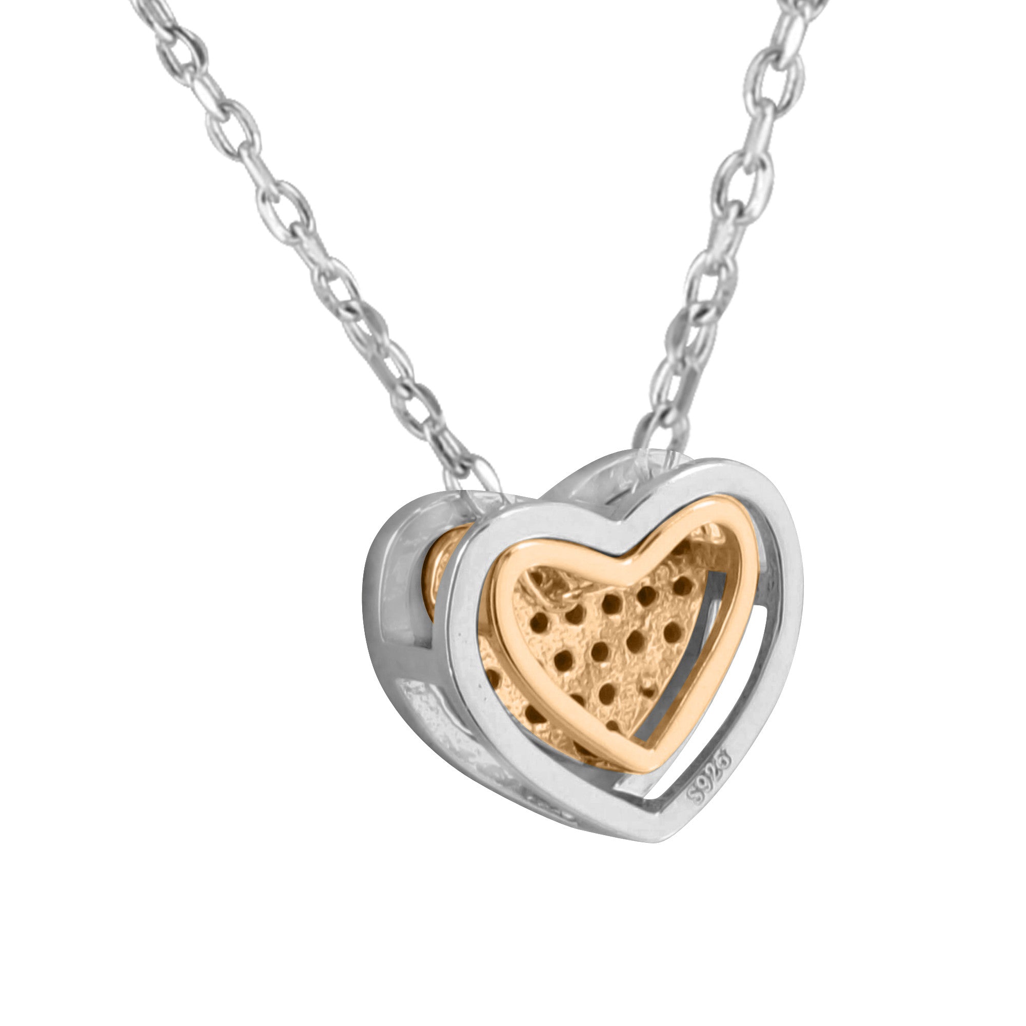 Elegant White Rose Heart Pendant Necklace for Women - Romantic Love Charm Jewelry Gift for Her - Perfect for Valentine's Day, Anniversary & Special Occasions