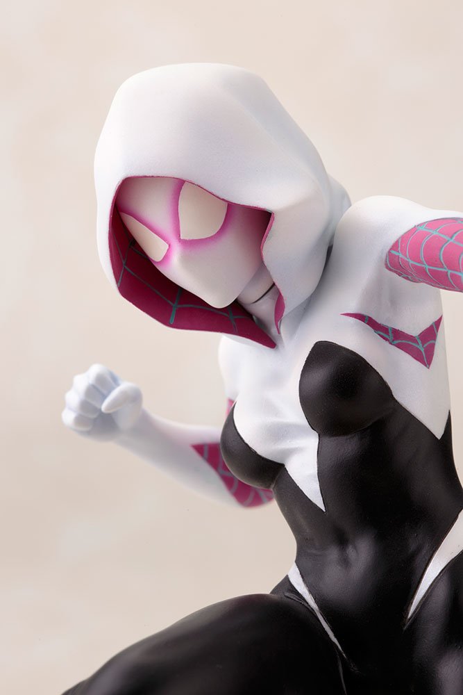 Kotobukiya Marvel Spider-Gwen Bishoujo Statue - Anime Collectible Figure for Home Decor & Marvel Fans Gift