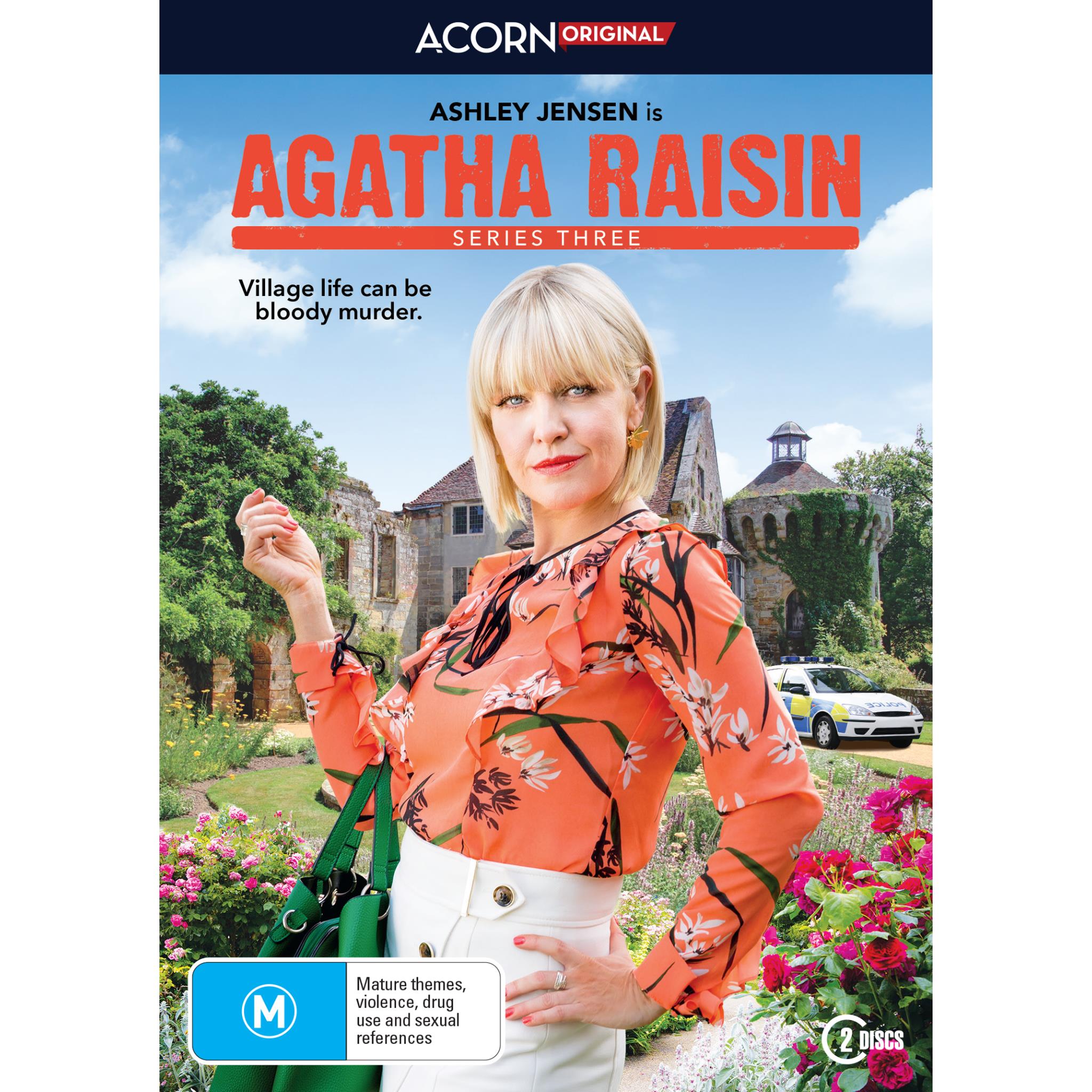 Agatha Raisin Series 3 DVD Box Set - British Mystery TV Show Collection | Perfect for Crime Drama Lovers & Cozy Mystery Fans