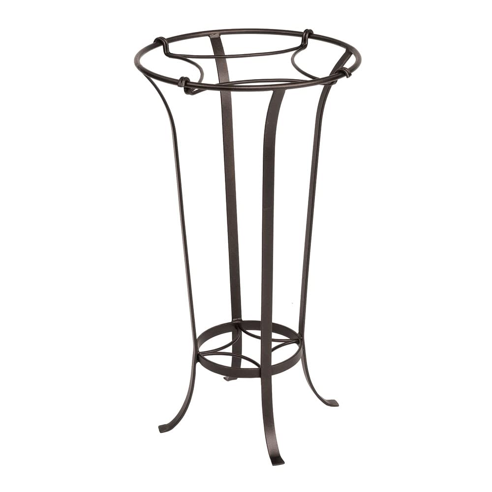 Achla Designs 120-0018 Tulip Insert Stand - Roman Bronze Powdercoat Finish for Garden Decor, Flower Arrangement, and Outdoor Home Decor