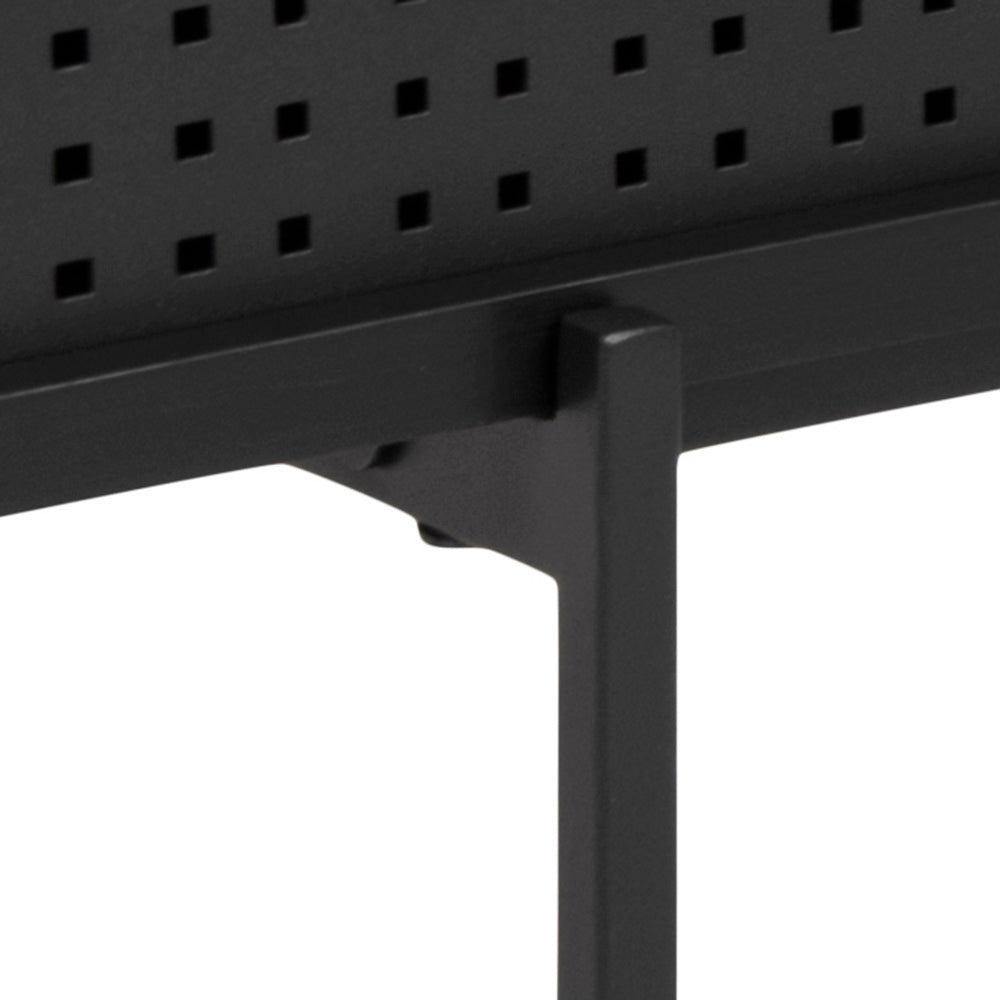 KREMAN 140cm Black TV Stand with Storage - Modern Entertainment Center for Living Room, Bedroom & Home Theater