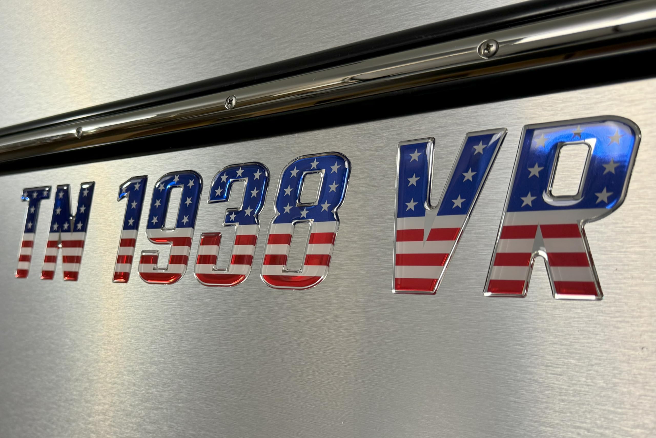 Premium USA Series Domed Boat & Jet Ski Raised Registration Numbers - High Visibility 3D Letters for Both Sides | Perfect for Watercraft Identification & Compliance