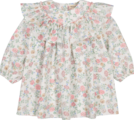 MARMAR Long Sleeve DELSA Dress for Girls (2-8 Years) - Perfect for School, Parties, and Special Occasions