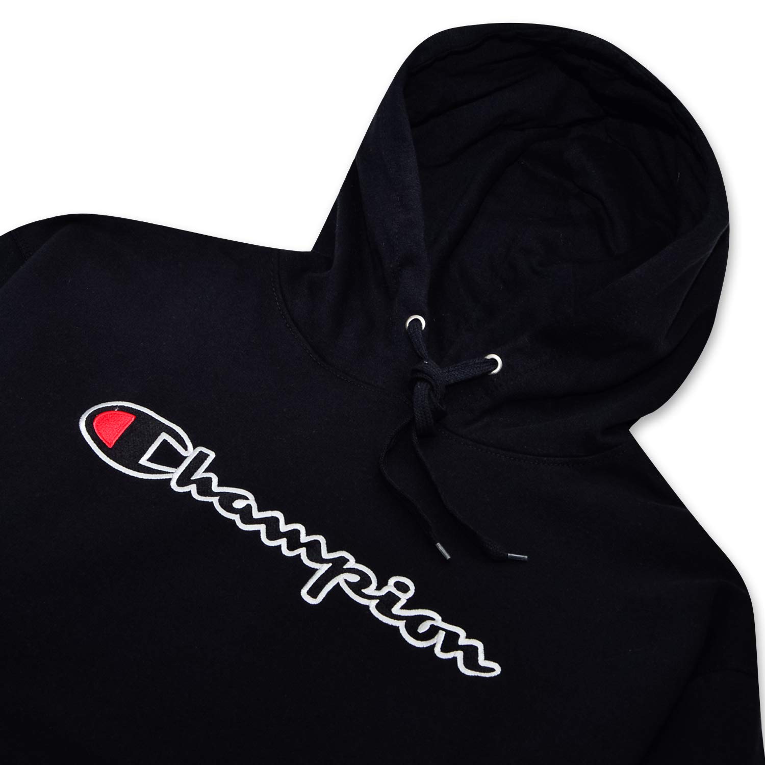 Champion Men's Big & Tall Hooded Fleece Sweatshirt with Embroidered Logo - Warm Pullover for Casual Wear, Gym, and Outdoor Activities
