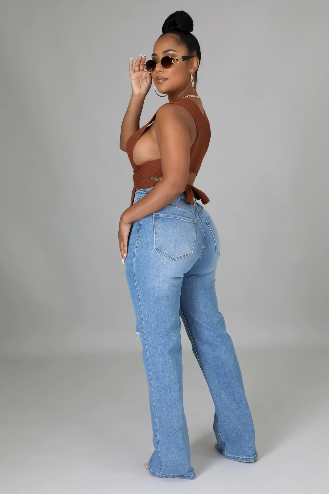 Anahi Women's High Waist Skinny Jeans - Stretch Denim Pants for Casual & Night Out | Perfect for Work, Date, and Everyday Wear