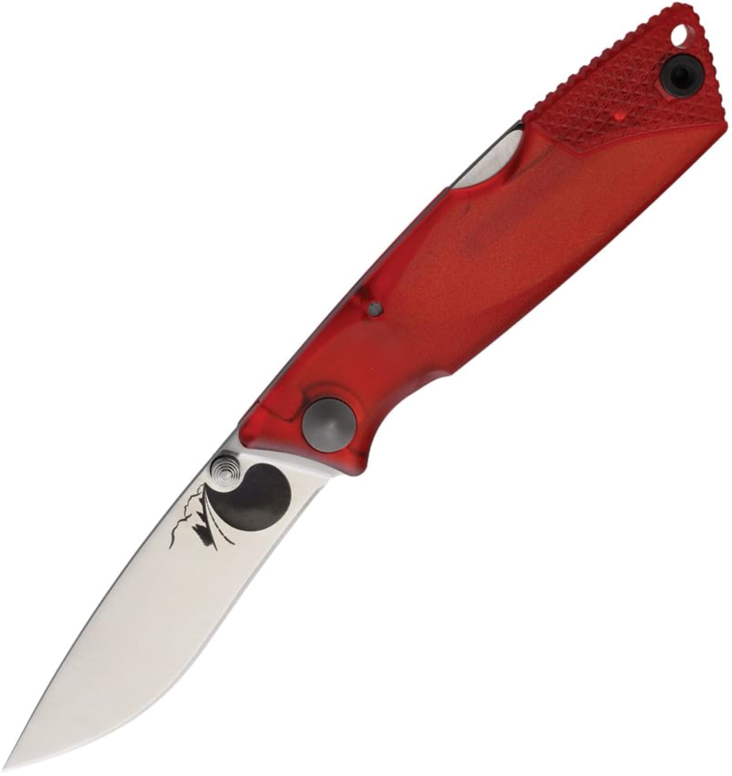 Ontario Knife Company 8798RED Ice Series Fire Lockback Pocket Knife - 3.5