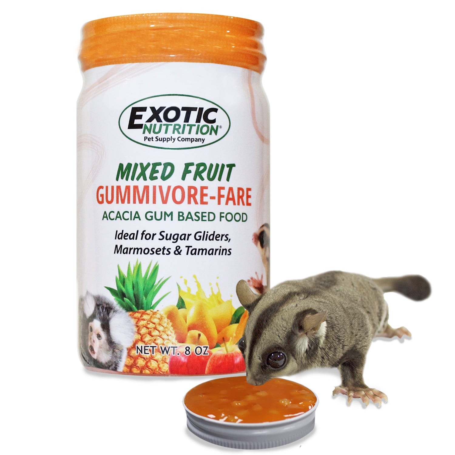 Premium Sugar Glider Food - Gummivore Fare Natural Diet for Optimal Health | Perfect for Pet Marsupials, Small Animals & Exotic Pets | Ideal for Daily Feeding & Nutritional Support