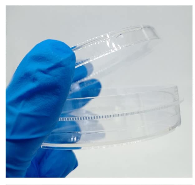 Othmro 10Pcs Plastic Petri Dishes with Lid, 4.72x0.79inch Lab Petri Dishes for Cell Culture, Science Experiments, Biological Research & School Projects - Perfect for Microbiology Studies, Classroom Labs & STEM Activities