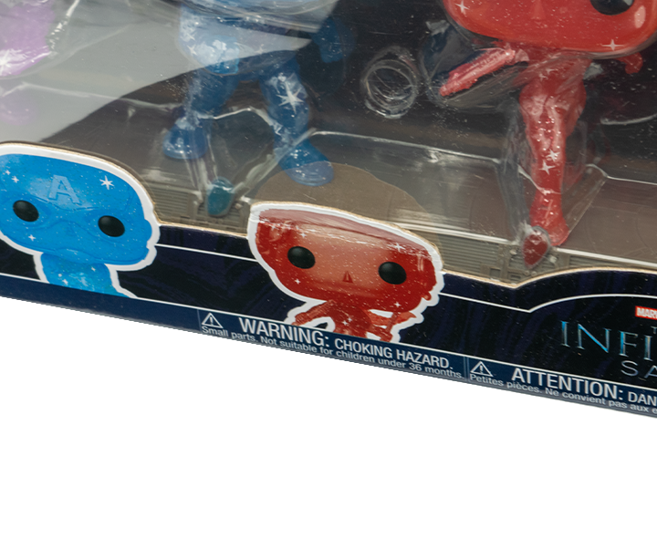 Funko Pop! Marvel Infinity Saga Art Series 6-Pack - Amazon Exclusive - Perfect for Marvel Fans & Collectors, Great for Display & Gifting