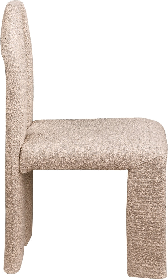 Bennett Boucle Fabric Dining Chair - Modern Upholstered Accent Chair for Dining Room, Kitchen, or Office - Comfortable & Stylish Seating for Home Decor