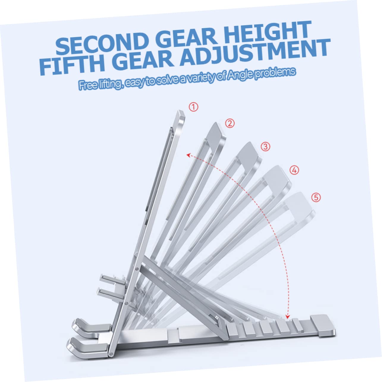 Flexible Aluminum Alloy Phone & Tablet Stand - Adjustable Folding Desk Holder for iPhone, Samsung, iPad - Perfect for Work, Study, and Video Calls
