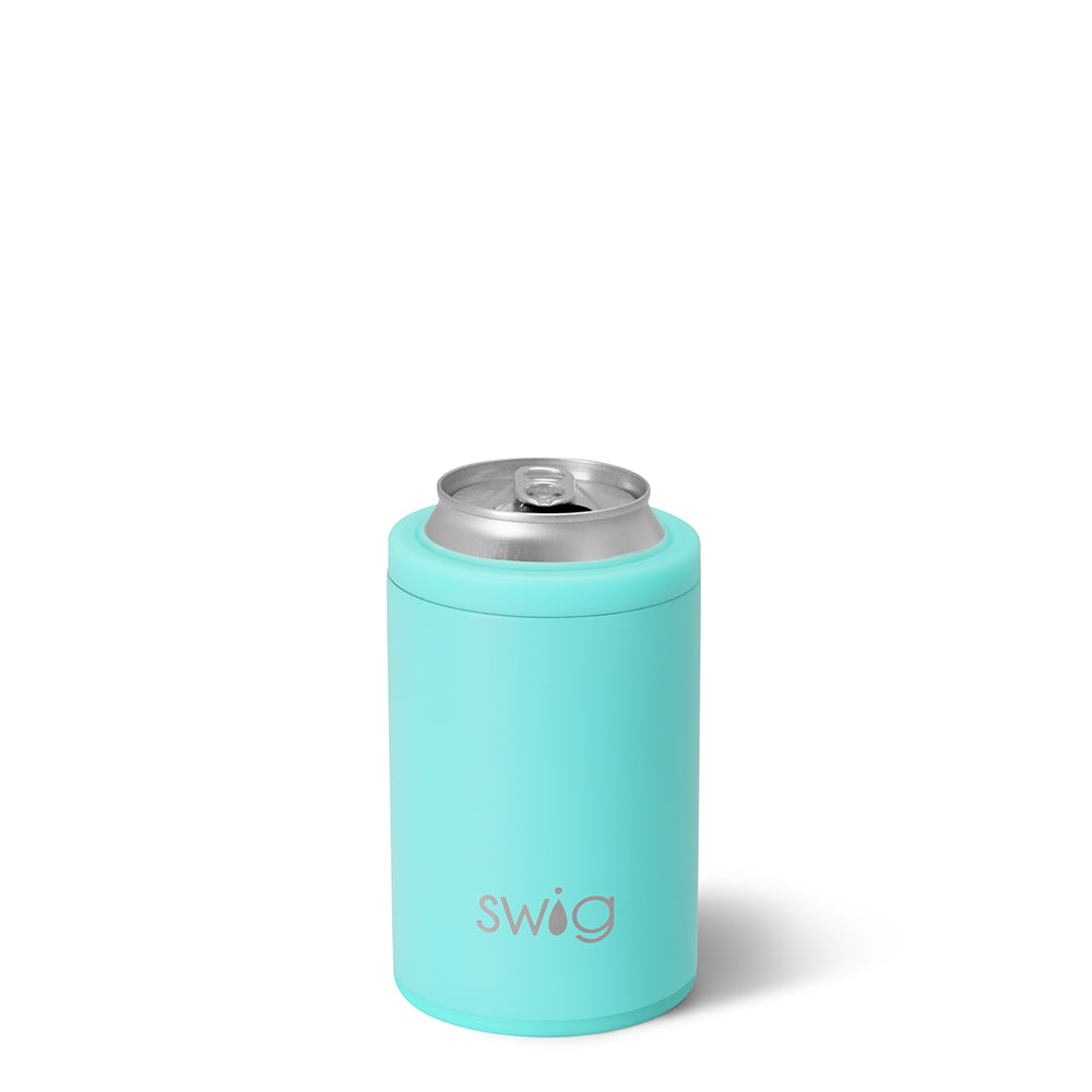 12oz Aqua Can & Bottle Cooler - Insulated Stainless Steel Water Bottle for Hot & Cold Drinks - Perfect for Hiking, Gym, Office & Outdoor Activities
