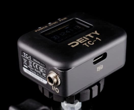 Deity TC-1 Wireless Timecode Box - 2.4G Radio Sync with 0.5ppm Accuracy, 8-Channel Bluetooth 5.0, 250ft Range & APP Control - Perfect for Film Production, Live Events, and Multi-Camera Video Sync