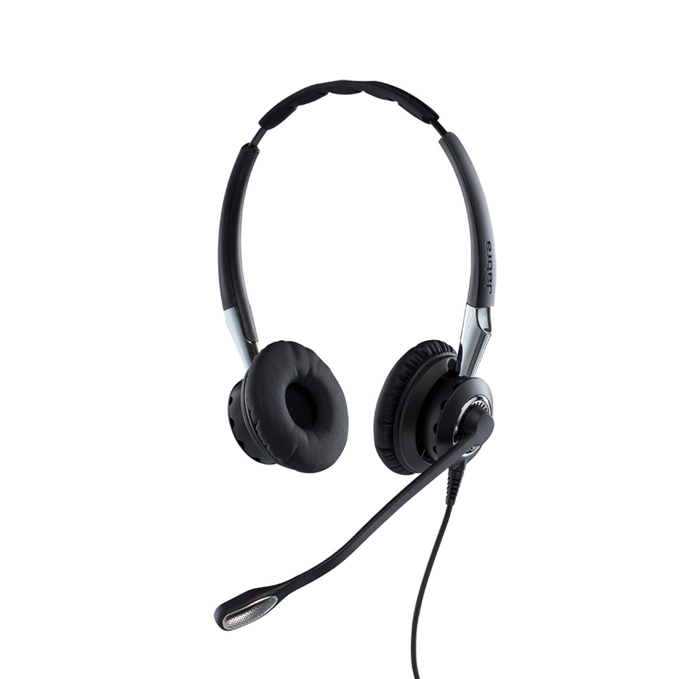 Jabra Biz 2400 II Duo USB Headset - Noise Cancelling Office Headphones for Clear Calls | Perfect for Remote Work, Call Centers & Business Communications