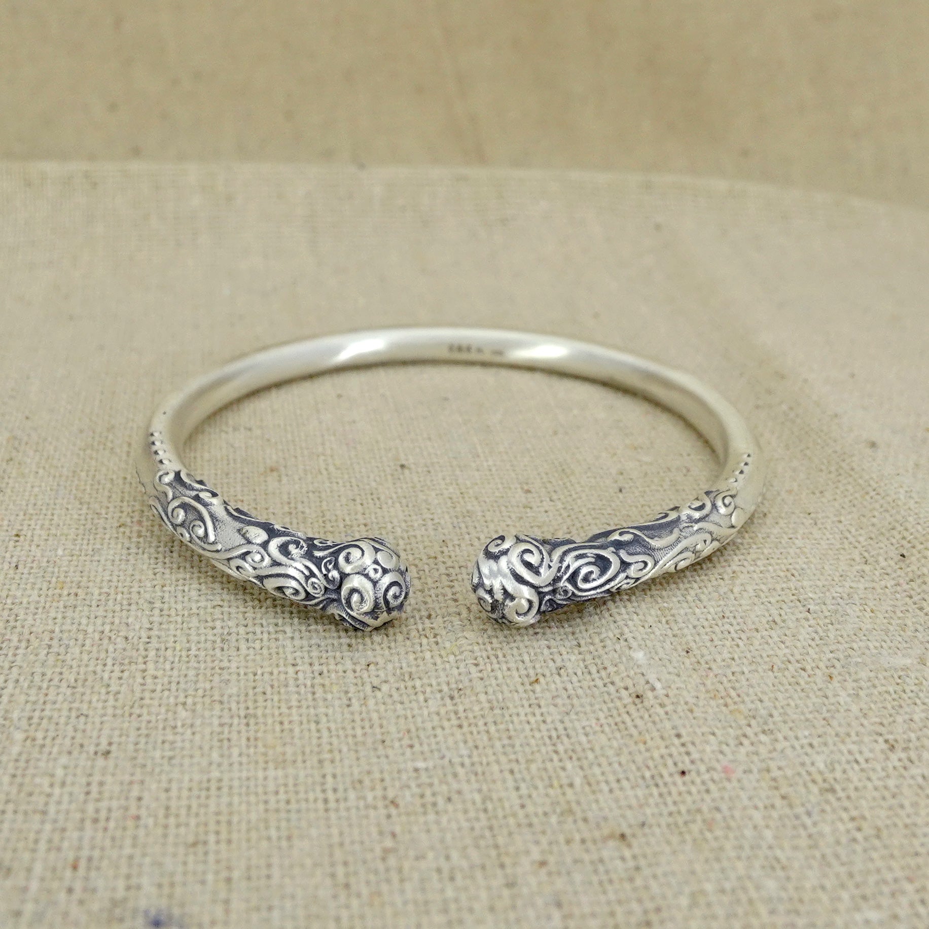 Sterling Silver Bangle Bracelet for Women - Elegant & Dainty Jewelry Gift for Birthday, Anniversary, or Everyday Wear - Perfect for Casual, Office & Special Occasions