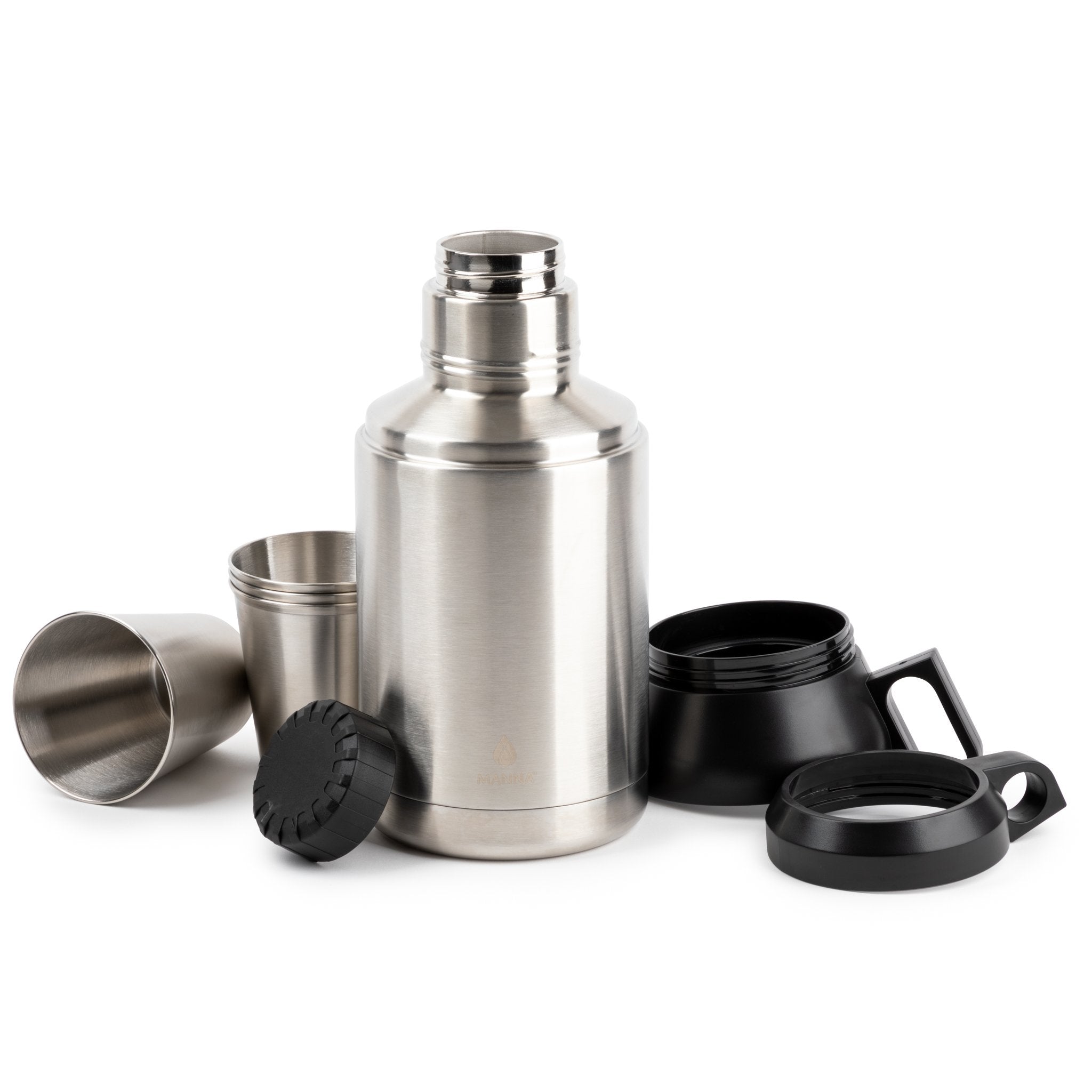 64 oz Insulated Stainless Steel Growler with Leak-Proof Lid - Perfect for Beer, Kombucha & Cold Brew - Great for Camping, Hiking & Outdoor Adventures