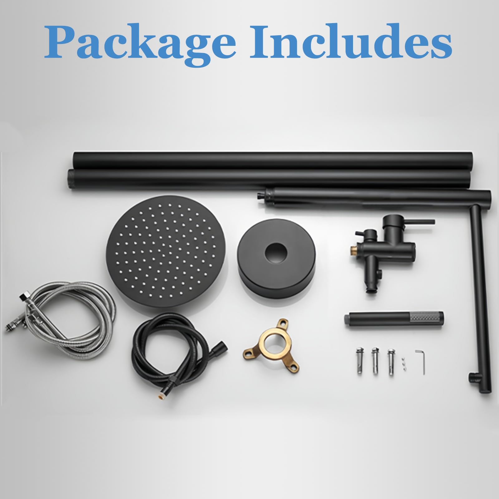Freestanding Outdoor Shower with 10
