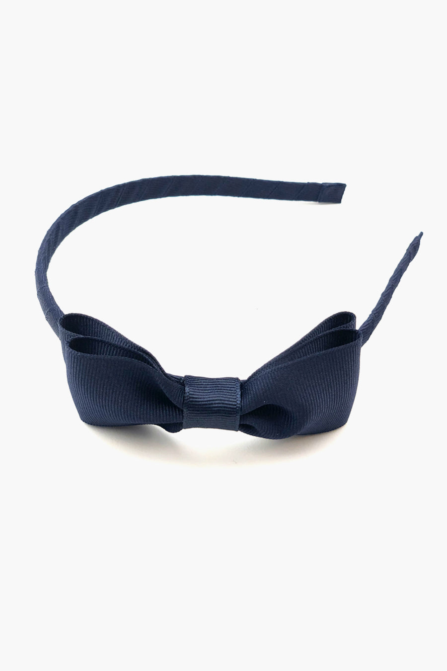 Classic Bow Headband for Girls - Navy Blue Hair Accessory for School, Parties, and Everyday Wear