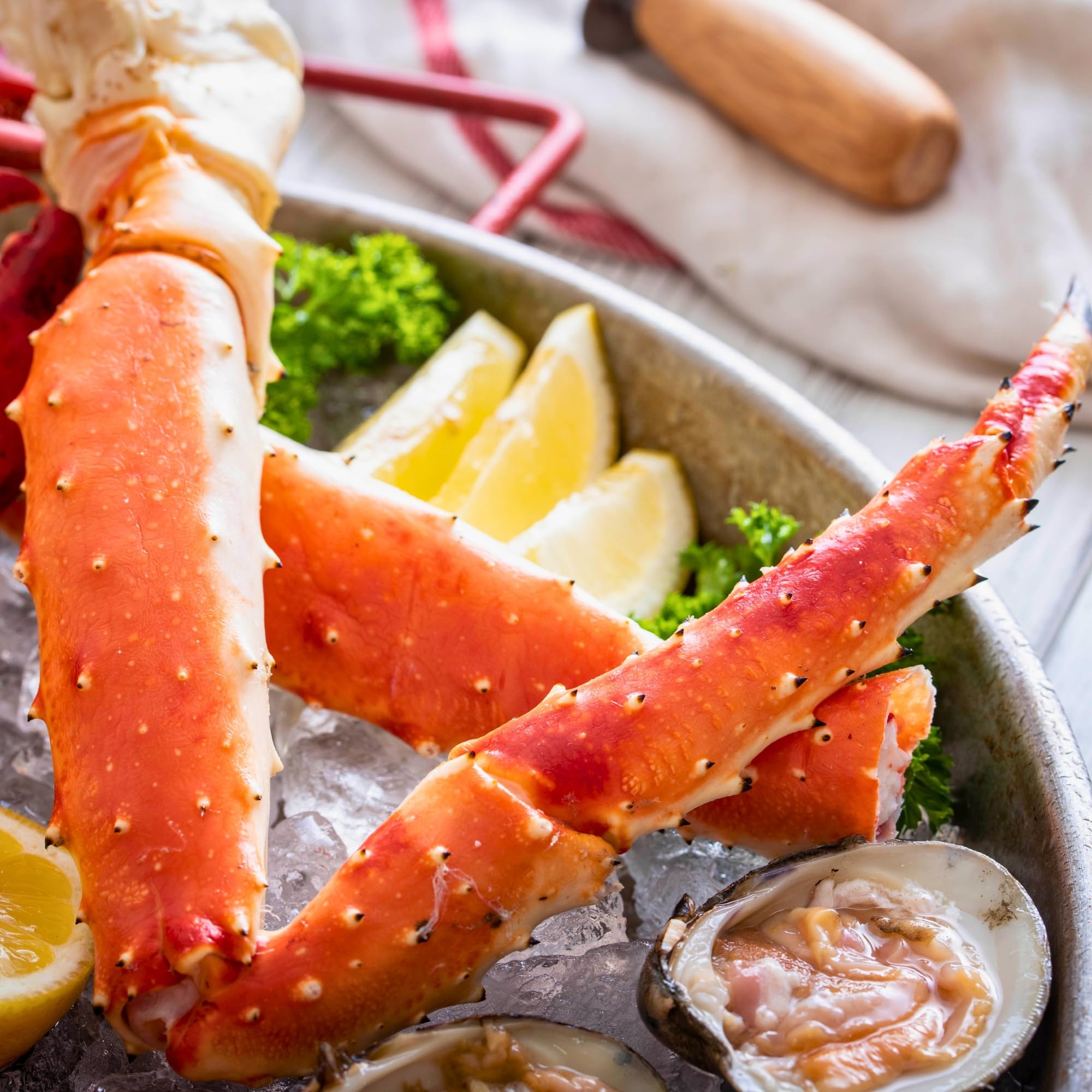 Premium Alaskan King Crab Legs - 10 lbs Jumbo Size | Fresh Frozen Seafood Delivered | Perfect for Gourmet Meals, Special Occasions & Fine Dining