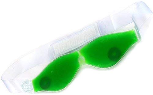 SONEEV MART Cooling Aloe Vera Gel Eye Mask (3 Pack) - Ice Cooling Sleep Mask for Dark Circles, Puffy Eyes & Fatigue Relief - Reusable Eye Patches for Men & Women - Perfect for Summer, Travel & Nighttime Skincare Routine