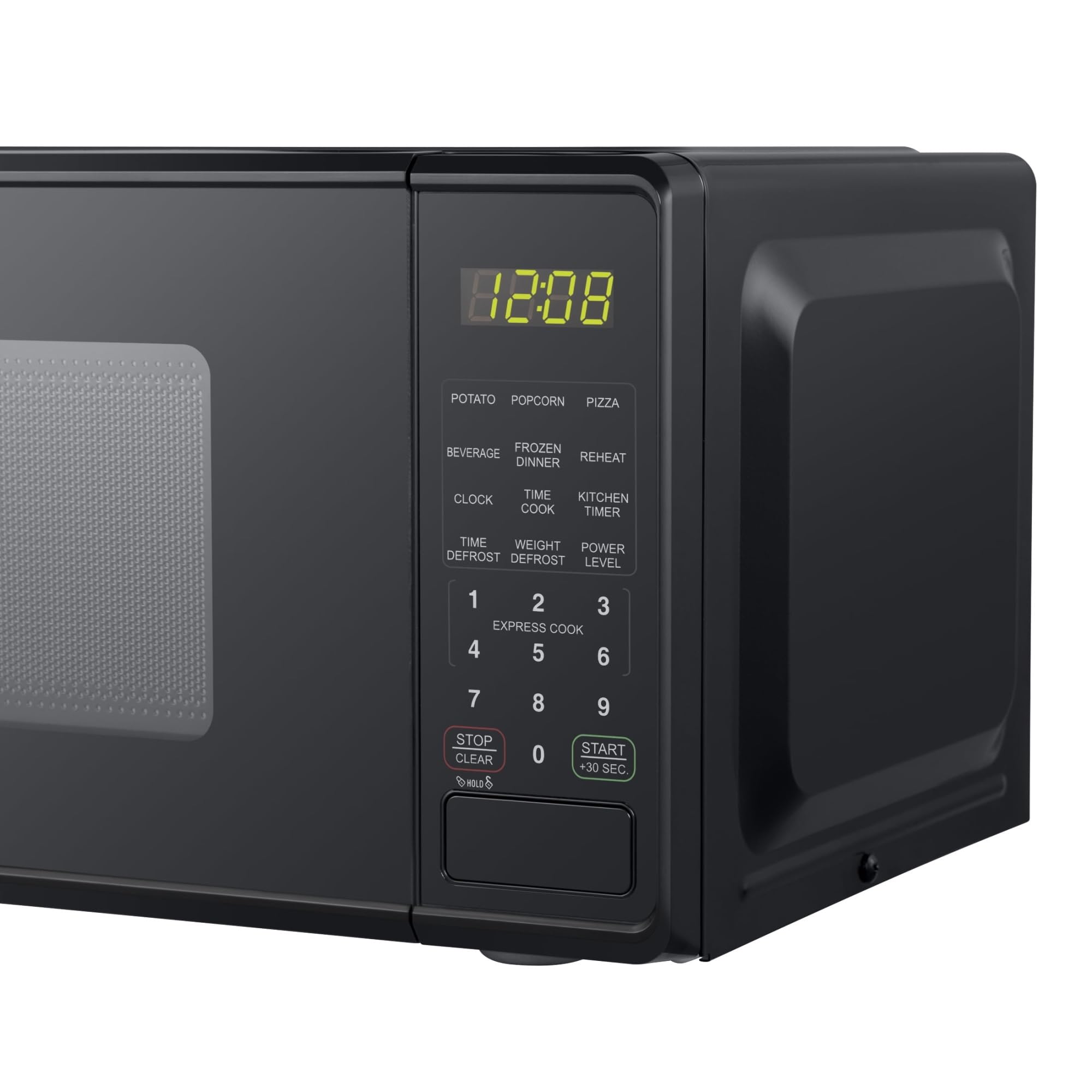 0.7 cu. ft. 700W Countertop Microwave Oven - Fast Cooking, Compact & Energy Efficient - Black | Perfect for Dorms, Offices & Small Kitchens