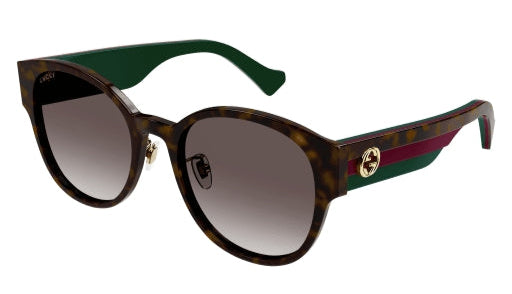 Gucci GG1304SK Havana Brown Sunglasses for Women - Luxury Designer Shades for Fashion & UV Protection - Perfect for Beach, Driving & Outdoor Activities