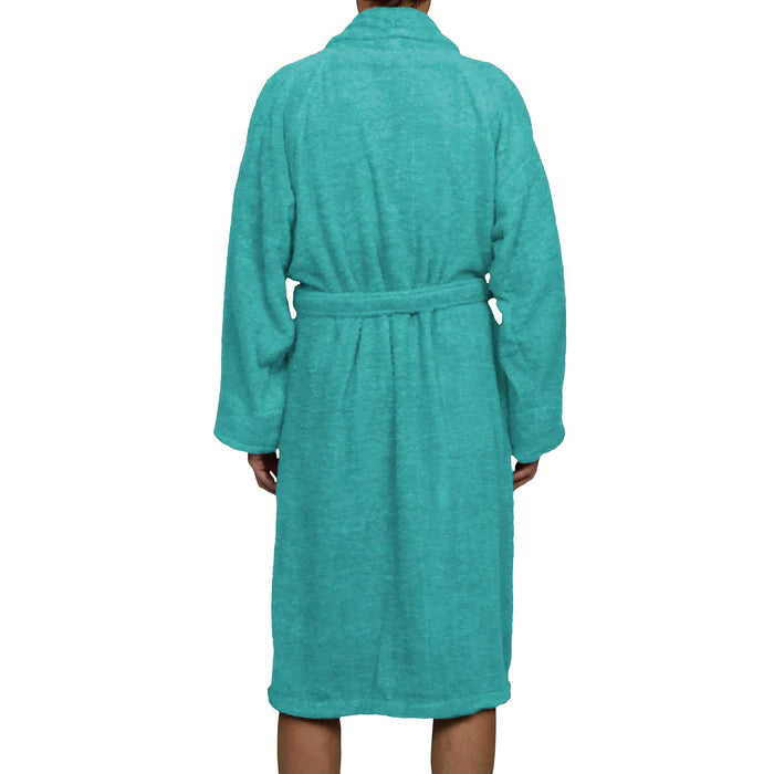 Premium Cotton Ultra Soft Terry Adult Unisex Lightweight Luxury Bathrobe - Spa, Hotel & Home Relaxation Wear for Men and Women