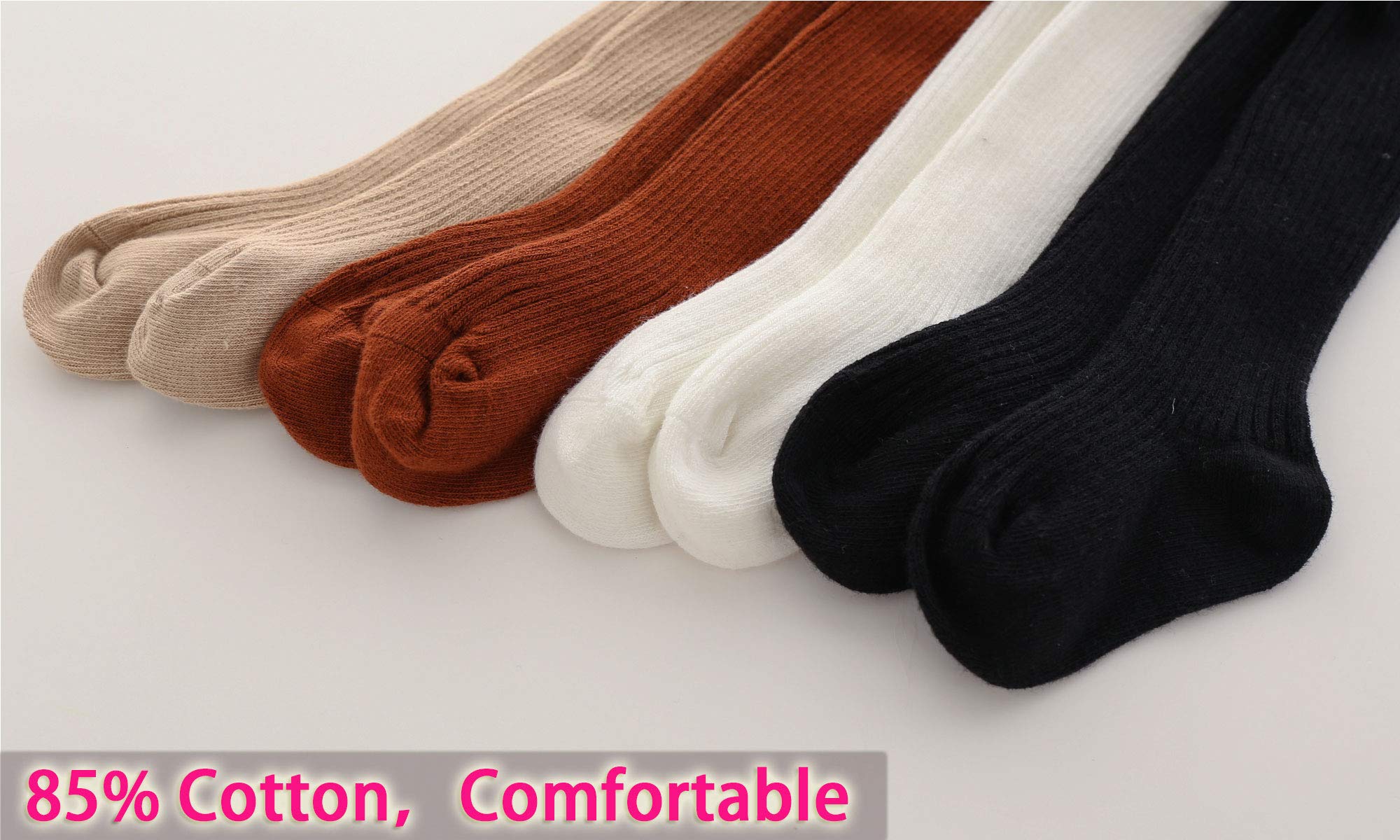 CECORC Baby Girls Tights - Soft Cable Knit Cotton Leggings for Toddlers 1-10T | Warm Winter Stockings & Pantyhose for Infants | Perfect for Playtime, Daycare & Family Outings