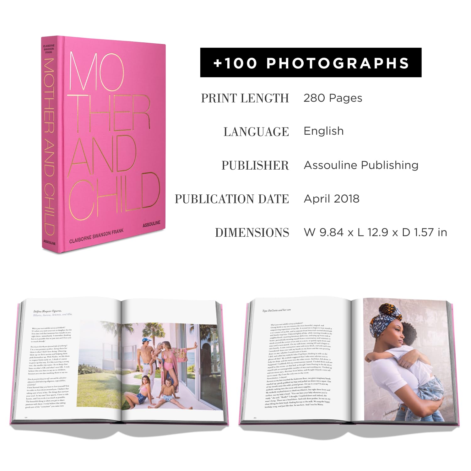 Luxury Mother and Child Coffee Table Book by Assouline - Perfect for Home Decor, Gifts & Nursery Inspiration