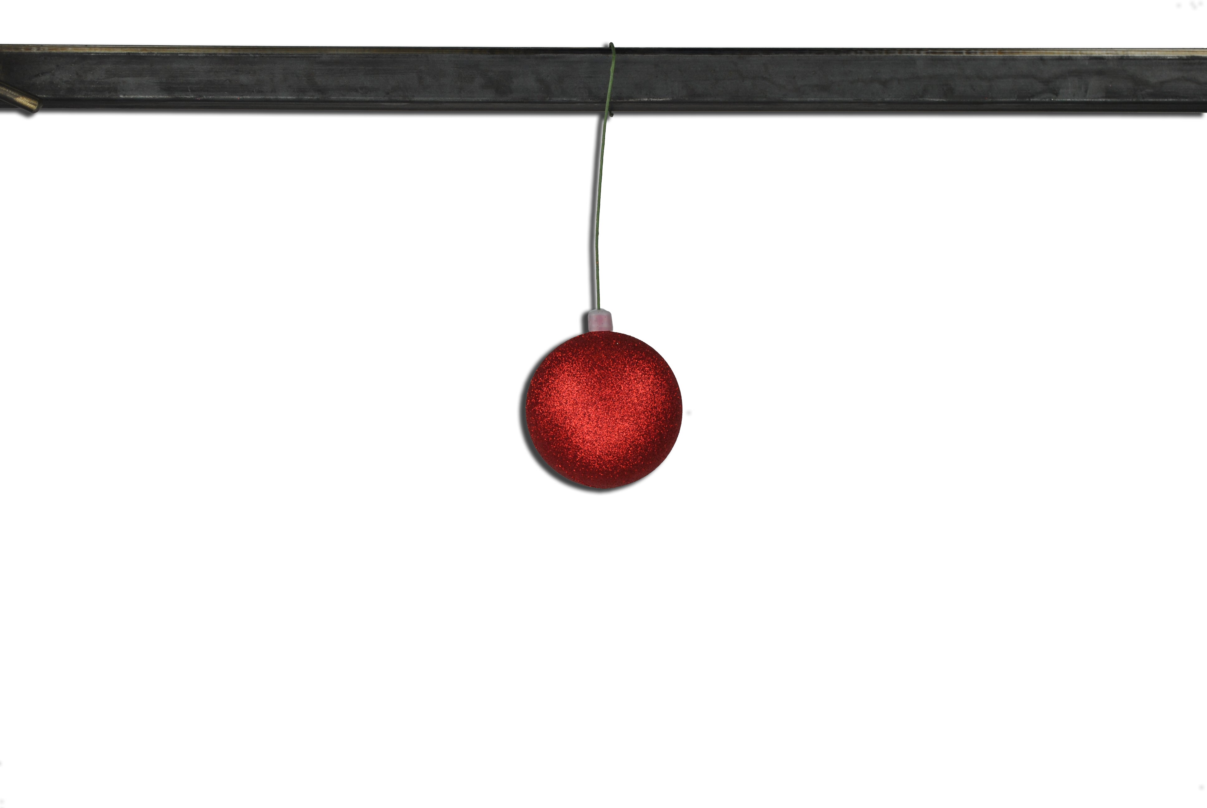 12 Pack 70mm (2.75 Inch) Red Glitter Christmas Ball Ornaments with Hanging Wire - Perfect for Holiday Tree Decorations, Party Favors, and Festive Home Decor