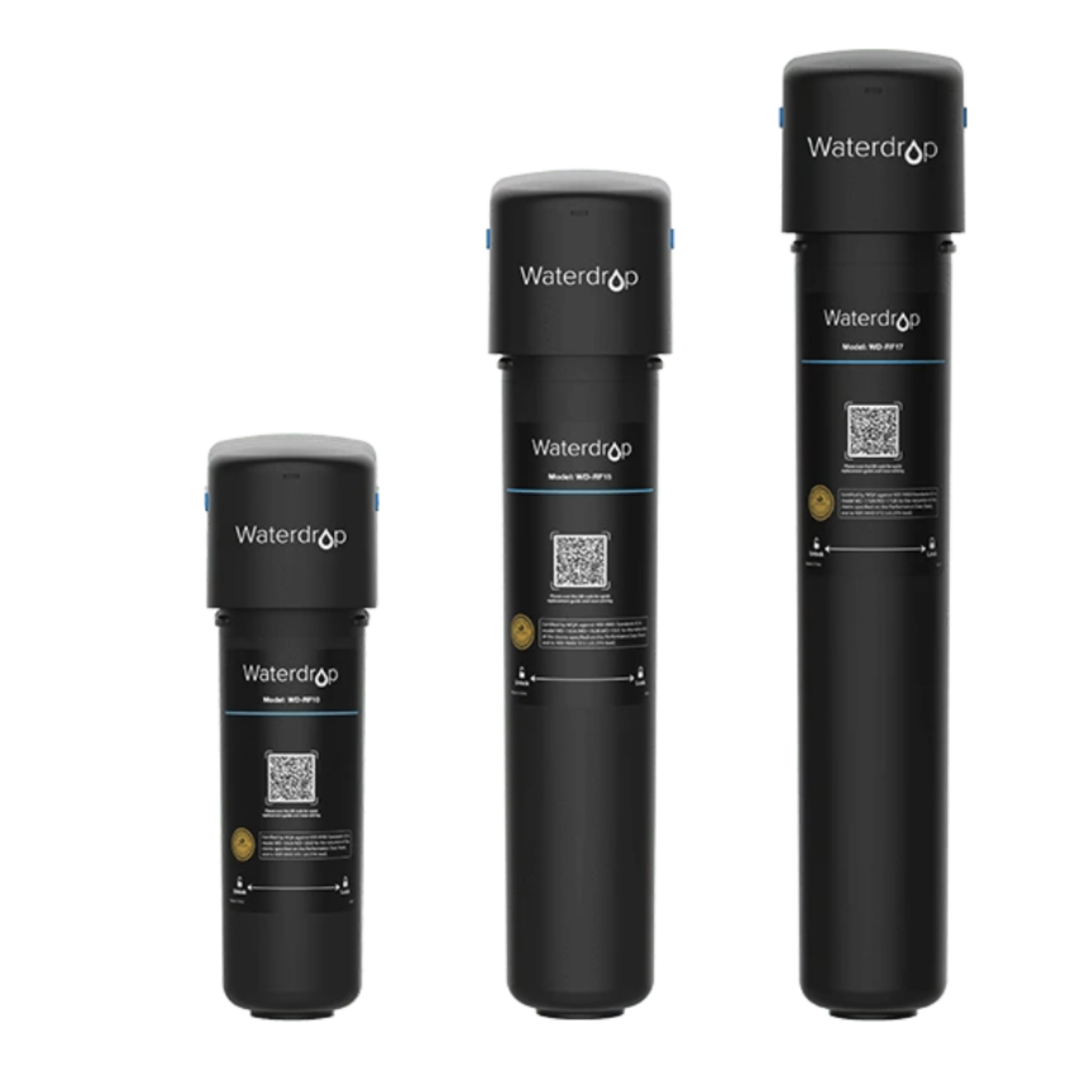 Waterdrop WD 10UB/15/17 Under Sink Water Filtration System with Lead-Free Chrome Faucet - Clean Drinking Water for Kitchen & Home