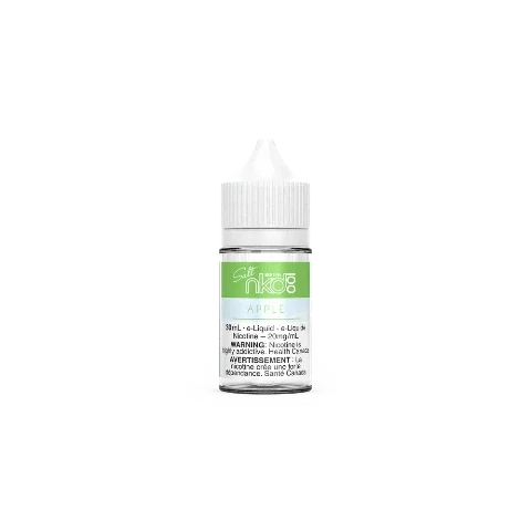 NKD 100 Salt Nicotine E-Liquid - Apple Flavor 30mL for Vape Pens & Pod Systems | Refillable Vaping Device Compatible | Smooth & Satisfying Nic Salt Experience