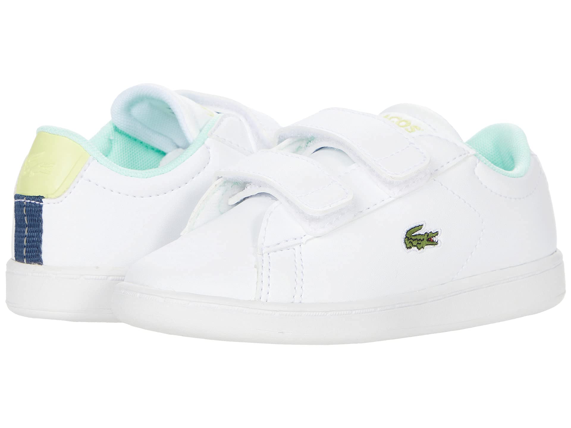 Lacoste Carnaby Evo Sneakers for Kids - Unisex Children's Casual Shoes for School, Play & Everyday Wear | Comfortable & Durable Toddler Sneakers