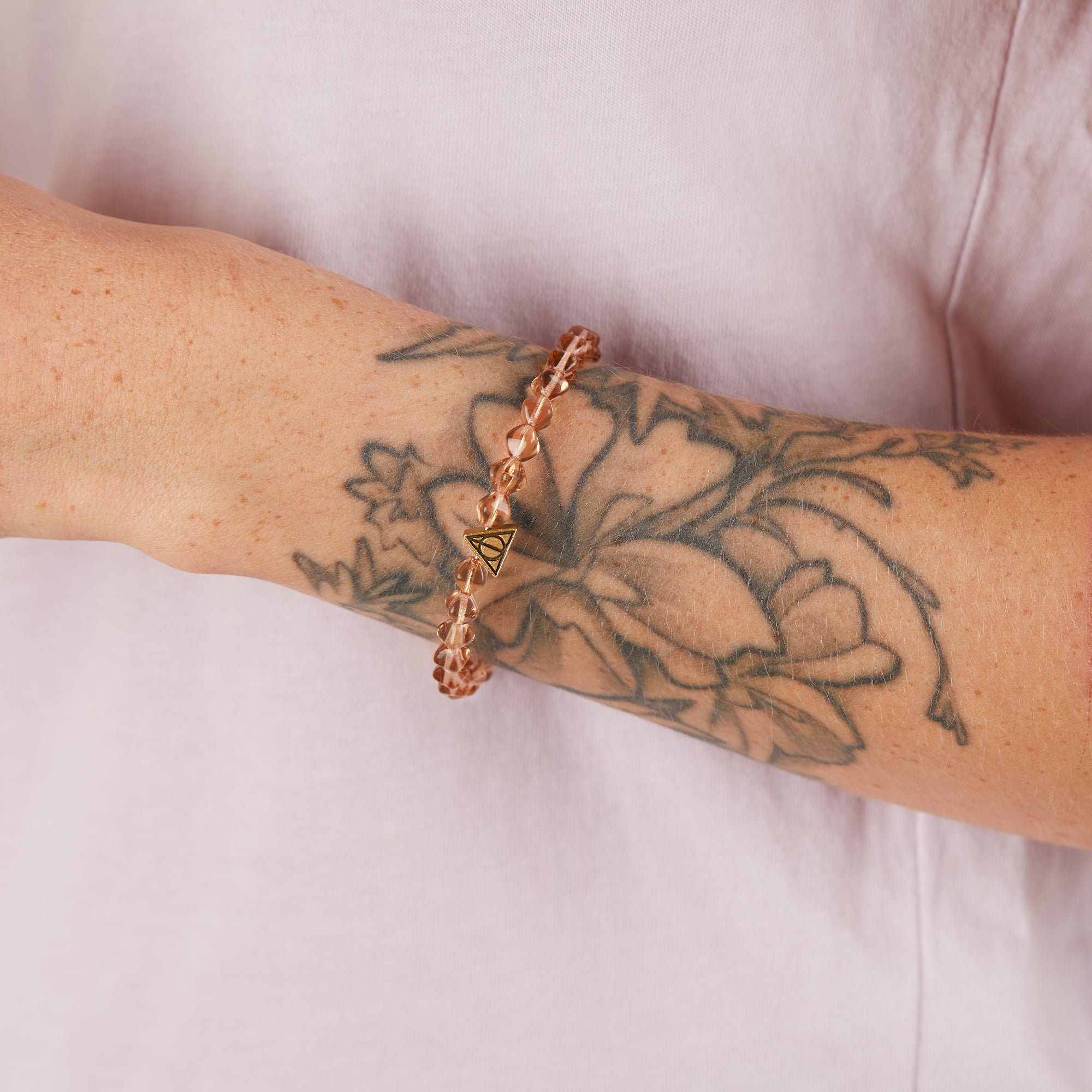 Harry Potter™ Glow in the Dark Bracelet - Light Up Wristband with Magical Illumination, Caramel Brown | Perfect for Halloween Costumes, Cosplay Events & Wizarding World Fans
