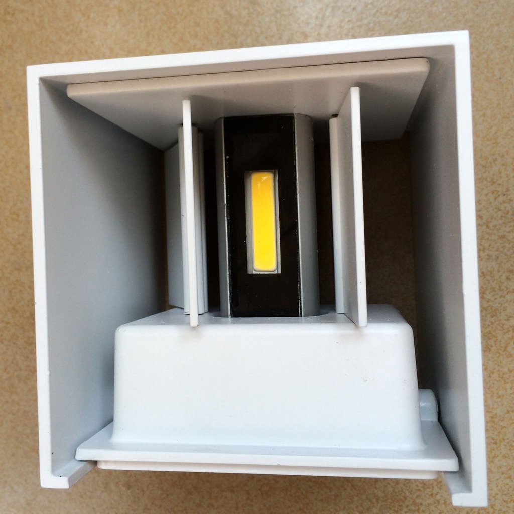 6W LED Outdoor Waterproof Light Fixture - Adjustable Angle, Pure White - Perfect for Garden, Patio, and Pathway Lighting