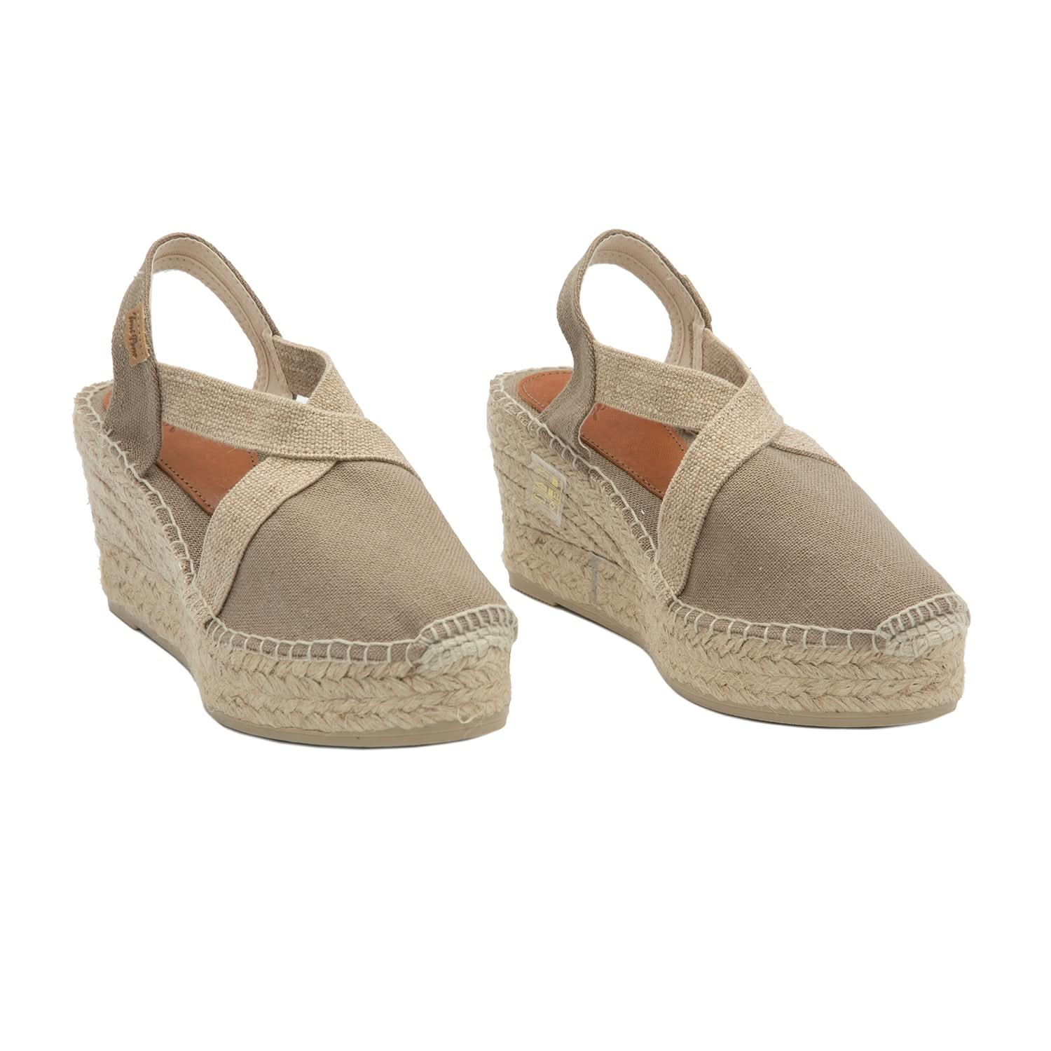 Women's Cotton & Linen Wedge Espadrilles - Comfortable Summer Casual Shoes for Beach, Vacation and Everyday Wear