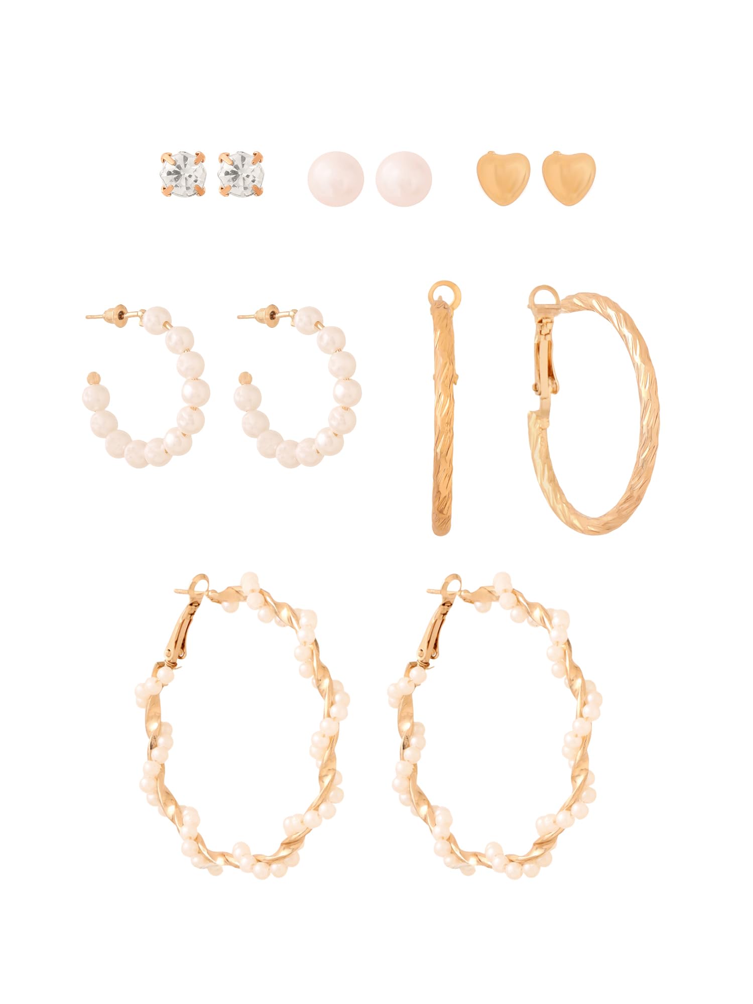 Fashionable Yellow Chimes Earrings for Women & Girls - Multicolor Hoop & Stud Earrings Set | Western Style Jewelry | Perfect Birthday Gift for Her, Anniversary Present for Wife | Great for Parties, Date Nights & Casual Wear