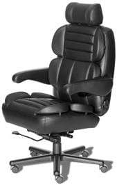 ERA Pacifica Big and Tall Executive Office Chair - Heavy Duty Ergonomic Desk Chair with Adjustable Height and Lumbar Support - Perfect for Home Office, Gaming, and Professional Workspaces