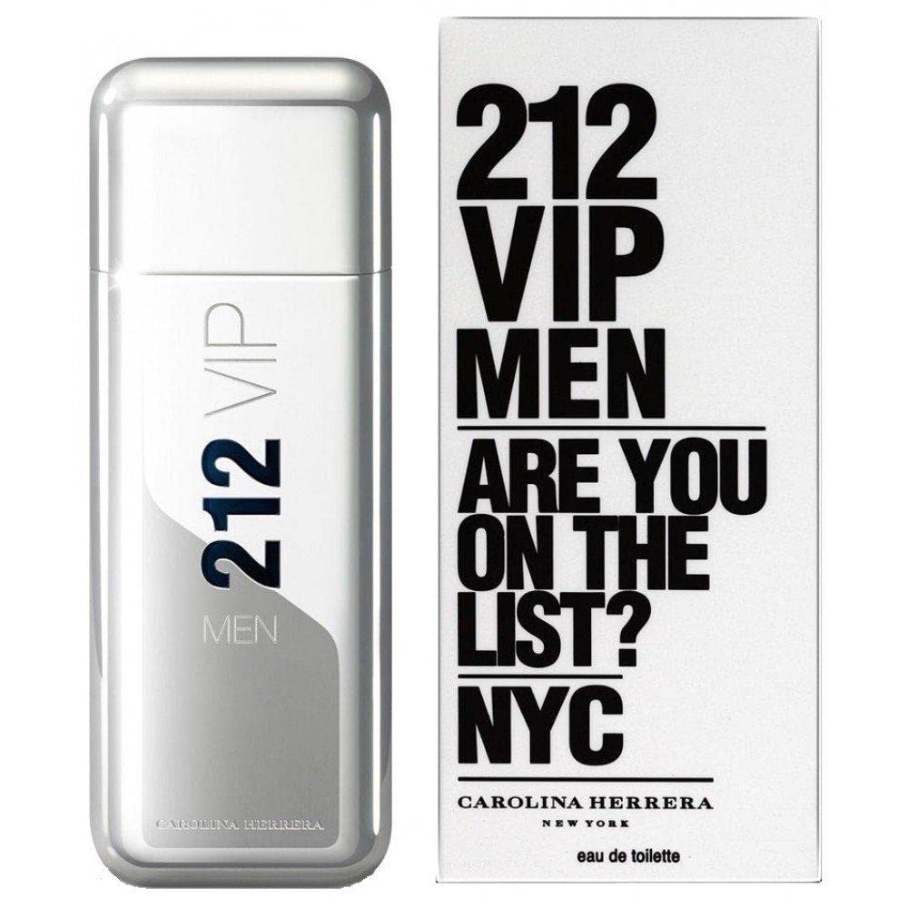 Carolina Herrera 212 VIP Men NYC Eau de Toilette for Men - 6.8 Oz/200ml Fresh & Masculine Fragrance - Perfect for Night Out, Date Night & Special Occasions