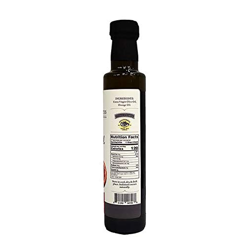 Blood Orange Infused Olive Oil 8.5oz - Gourmet Cooking & Salad Dressing