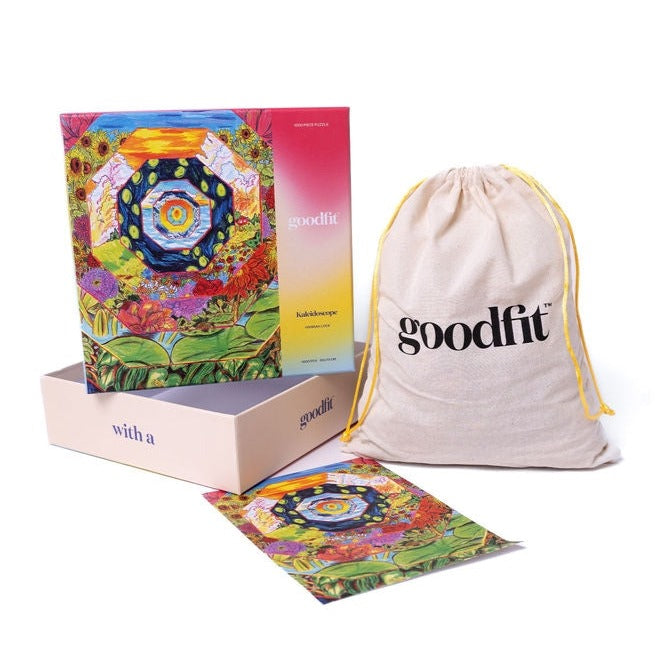 1,000 Piece Kaleidoscope Jigsaw Puzzle for Adults - Colorful Pattern Challenge, Family Game Night & Relaxation Activity